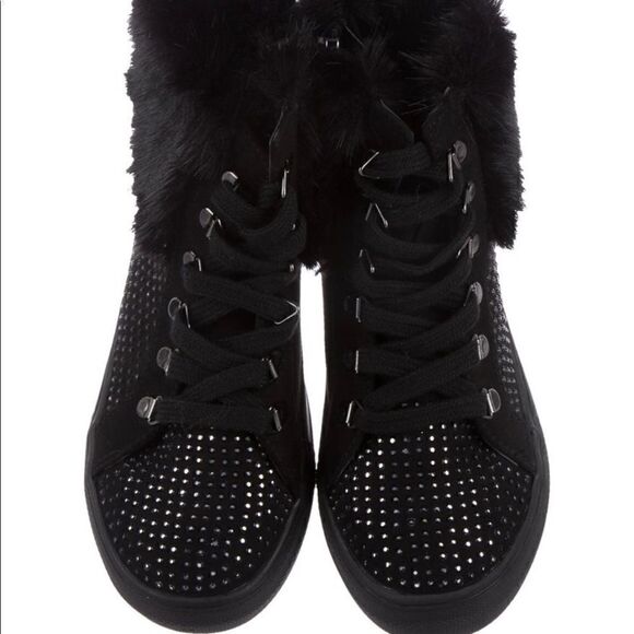 Nina Ricci High Top Embellished Sneakers (2) - Picture 1 of 10
